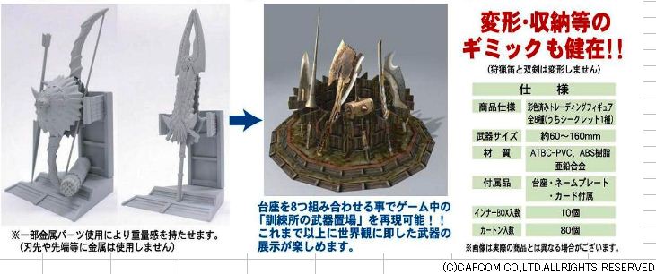 モンスターハンター 狩猟武器コレクション Vol.4: shop O モンスターハンター 狩猟武器コレクション Vol.4: shop O